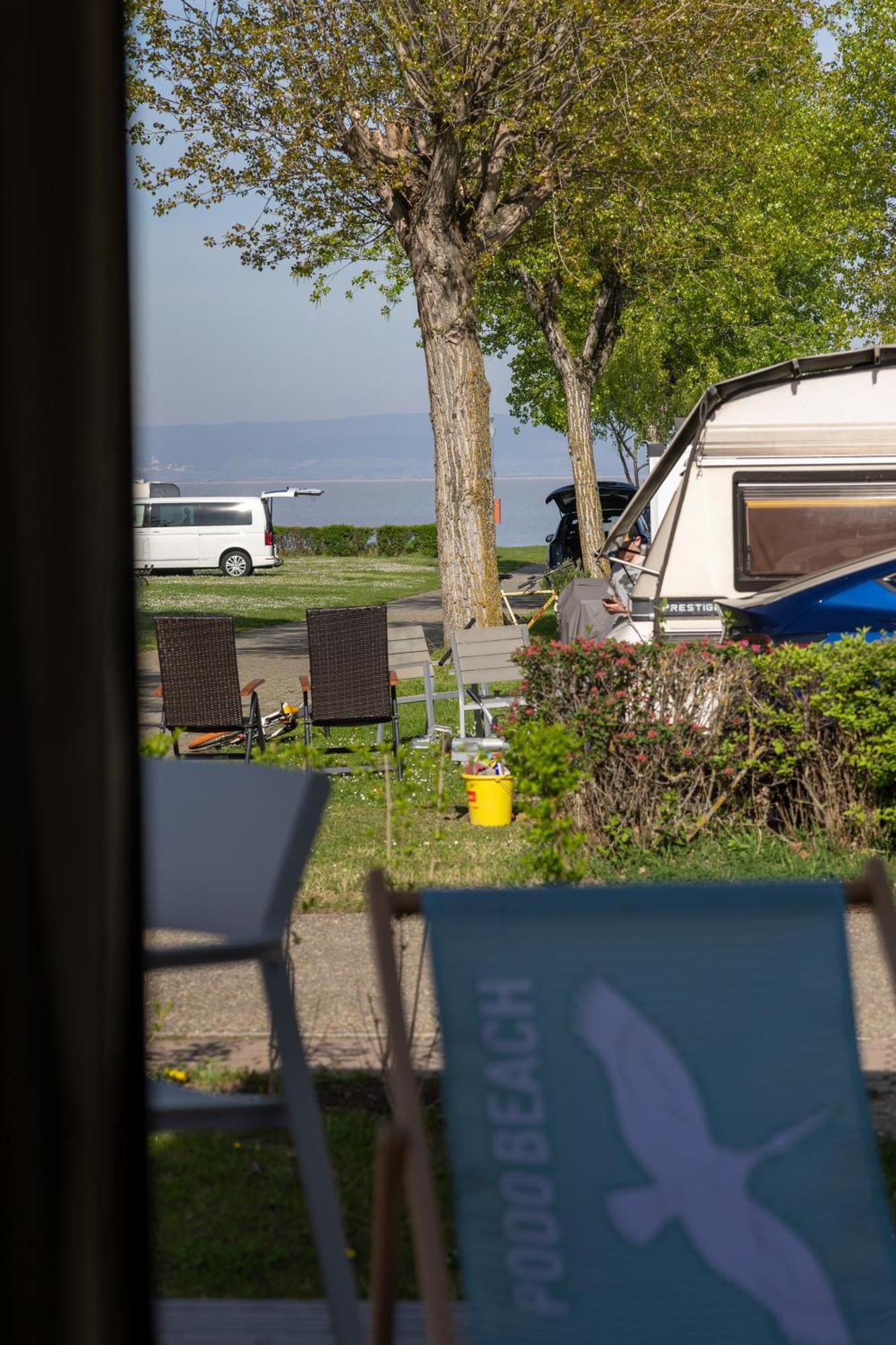 Mobile Homes Direkt Am Strand Des Neusiedler Sees Podersdorf am See Exterior foto